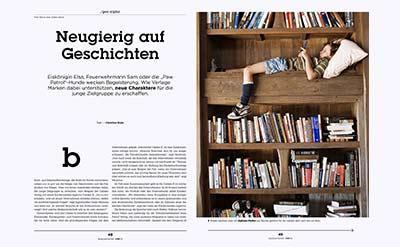 absatzwirtschaft Magazin – Innenteil mit Bildstrecke