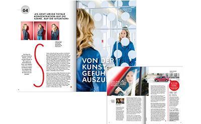 Magazin Caractère – Bildredaktion, Doppelseite