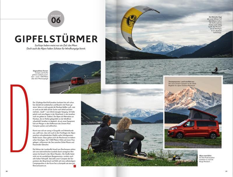 Magazin Caractère – Bildredaktion, Doppelseite