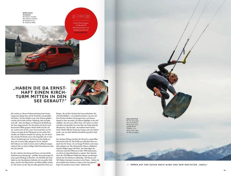 Magazin Caractère – Bildredaktion, Doppelseite