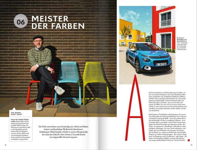 Magazin Caractère – Bildredaktion, Doppelseite