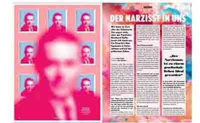Magazin enkelfähig (Haniel Stiftung) – Bildredaktion, Doppelseite